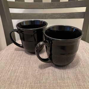 🎉🎉2x HP🎉🎉 Black Coffee Cups - Set of Two (A)